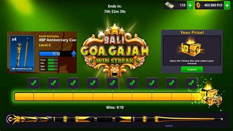 Bali Goa Gajah Win Streak Level Max Ball Pool Youtube