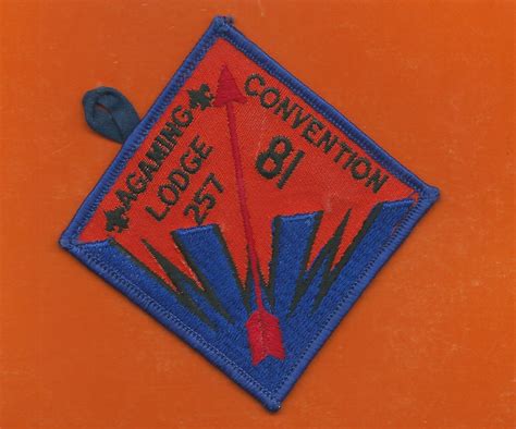 SCOUT BSA OA LODGE 257 AGAMING 1981 CONVENTION ORDER ARROW INDIANHEAD