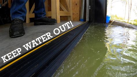 Stop Water From Flooding Under Your Garage Door With Garadry Or Weather