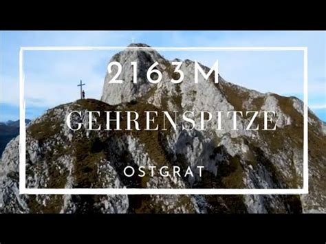 Gehrenspitze 2163m Via Ostgrat Tannheimer Tal Reutte YouTube