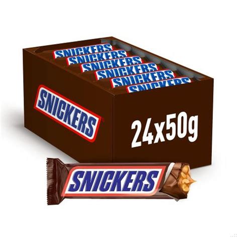 Buy Snickers Peanut Chocolate Bars Box 24x50g Emiratesbulk