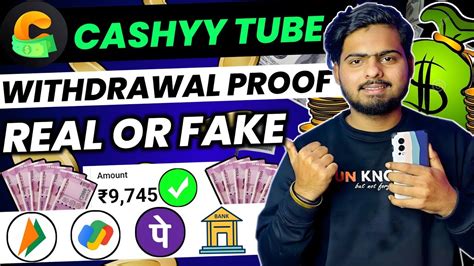 Cashyy Tube Withdrawal Cashyy Tube Payment Proof Cashyy Tube Se