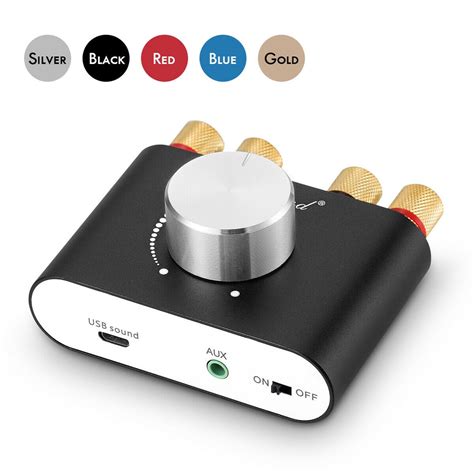 Nobsound Mini Bluetooth Digital Amplifier Hifi Usb Stereo Power