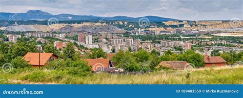 Panoramic View of Bor in Serbia, with Zijin Bor Copper Mine and ...