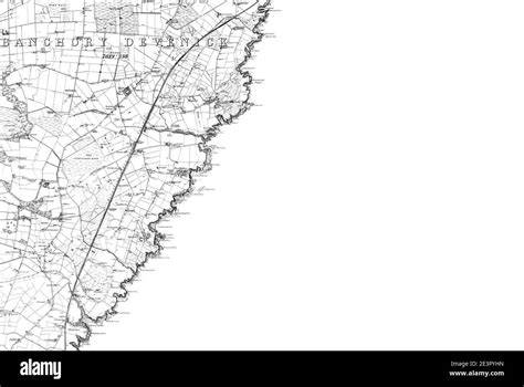 Map of Kincardineshire Sheet 008, Ordnance Survey, 1868 Stock Photo - Alamy