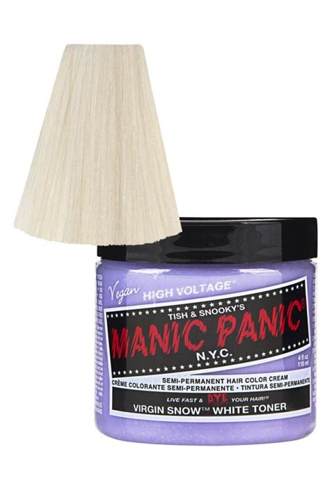 Manic Panic Hair Dye Virgin Snow White Toner Classic Cream Formula