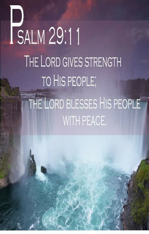 The Living Psalm Niv The Lord Gives Strength To His