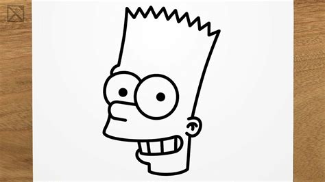 How To Draw Bart Simpson Step By Step Easy Youtube