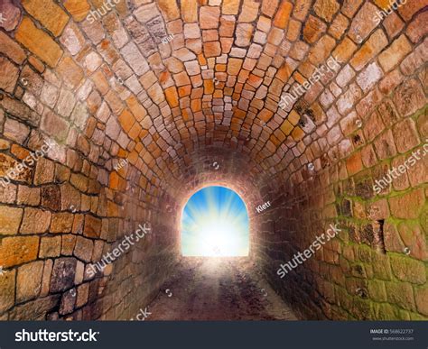 Light End Tunnel Way Freedom Heaven Stock Photo 568622737 Shutterstock