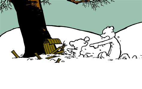 calvin and hobbes – snow disaster