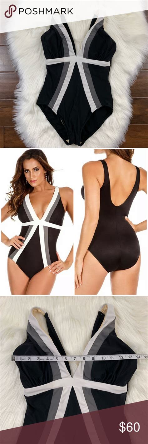 Miraclesuit Black Spectra Trilogy One Piece Swimsuit One Piece Swimsuit