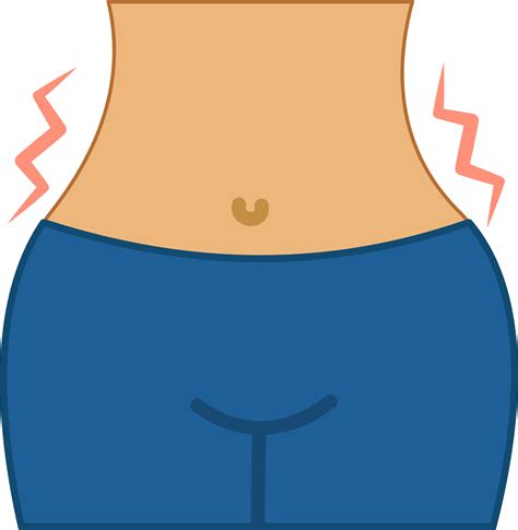 Mittelschmerz Icon Or Symbol In Blue And Peach Color. 24156802 Vector Art at Vecteezy