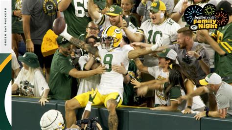 Christian Watson Goes Up For A Td Grab To Close Out Practice Packers