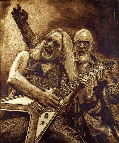 Judas Priest Drawing By Van Ko Tokusha Artmajeur Sculpture