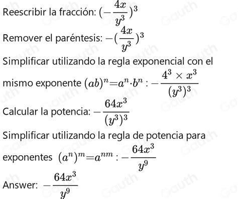 Solved Simplificar X Y Escribir Su Respuesta Sin