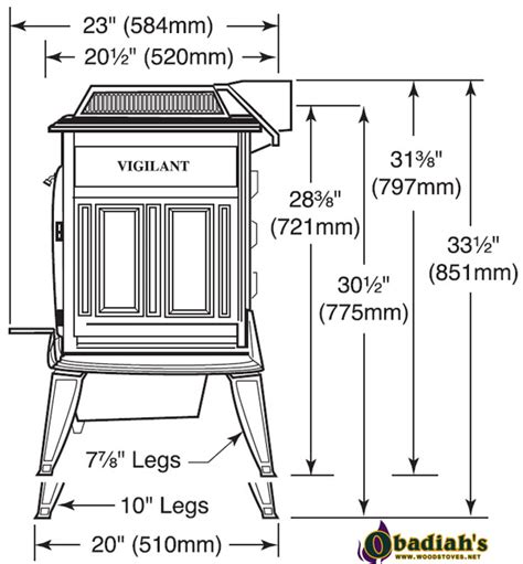 Vermont Castings Vigilant Coal Stove - Discontinued by Obadiah's Woodstoves