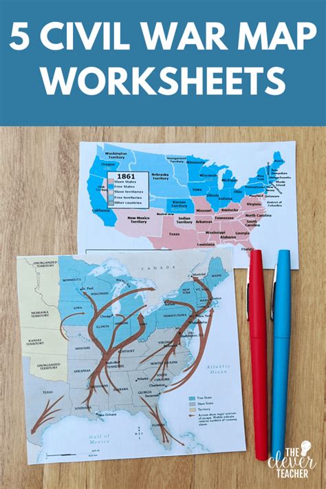 Free Revolutionary War Map Worksheets The Clever Teacher