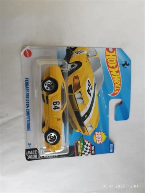 Bnk Jc Hot Wheels 2025 Ferrari 365 GTB4 Competizione 222 250 1 64