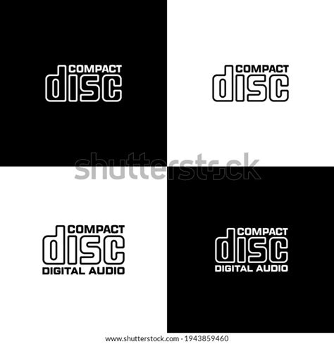 Compact Disc Vector Sign Isolated Digital Stock Vector (Royalty Free ...