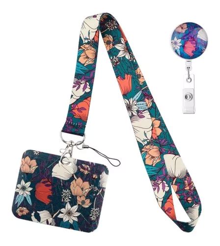 Set Gafete Lanyard Porta Credencial Con Yoyo Retractil Cinta Meses