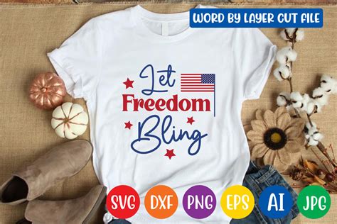 Let Freedom Bling Svg Graphic By Craftzone · Creative Fabrica