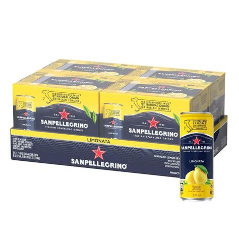 免運 San Pellegrino 聖沛黎洛 氣泡水果飲料 檸檬口味 330ml24罐 飲料 氣泡水 汽水 好市多代購 蝦皮購物