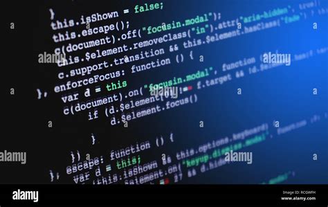 Código Fuente De Programación En Pantalla De Ordenador Fotografía De
