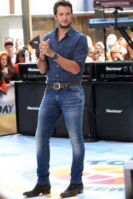 Luke Bryan Men In Tight Pants Cowboy Outfit For Men Tight Jeans Men