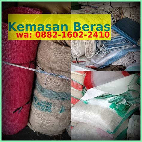 Label Kemasan Beras O O O Wa Pabrik Kemasan Beras Diskon