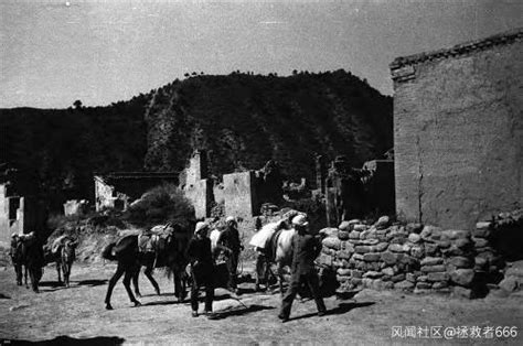 老照片：延安的抗日游击队 1944 风闻