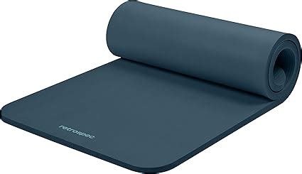 Retrospec Solana Yoga Mat Thick W Nylon Strap For Men Women Non