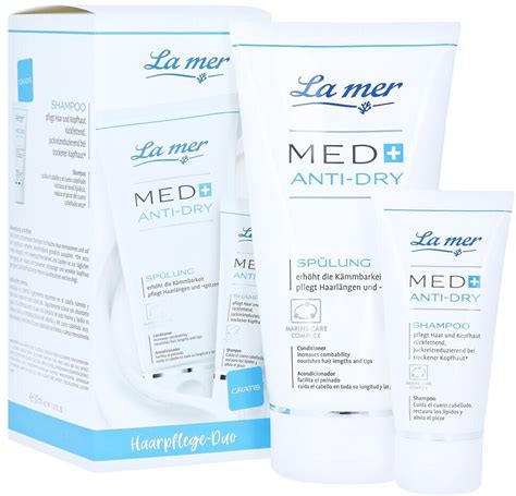 LA MER MED Anti Dry Haarpflege Duo Conditioner 150 Ml Shampoo 30 Ml