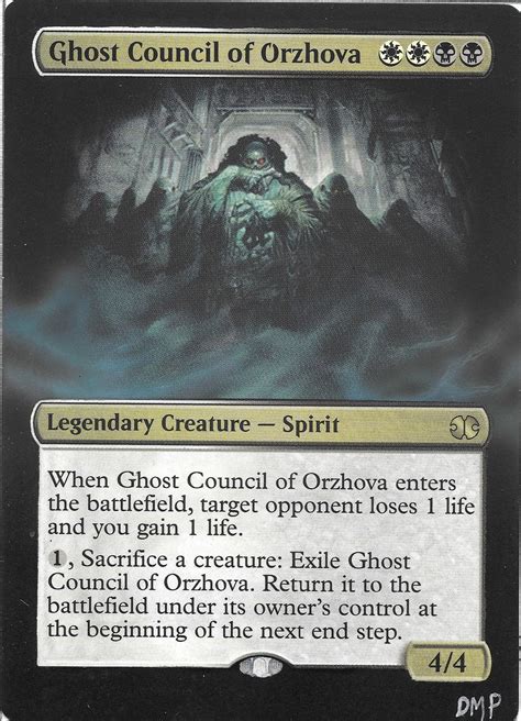 Altered Art Mtg Ghost Council Of Orzhova Modern Masters 2015 Etsy