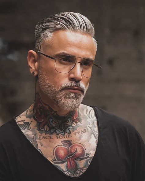 40 Awesome Gray Haired And Beard Men Ideas To Try Asap Grey Hair Men Older Mens Hairstyles