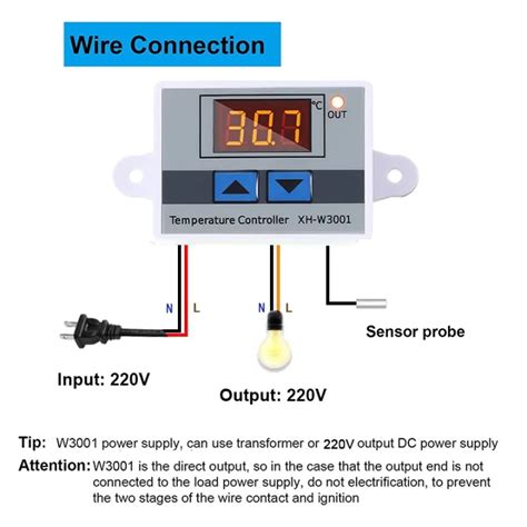 Xh W Temperature Controller V A Digital Led Thermostat Control