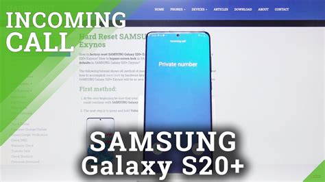 Incoming Call On SAMSUNG Galaxy S20 Incoming Call Animation YouTube