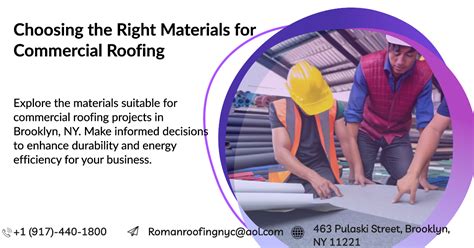 Choosing The Right Materials For Commercial Roofing Roman Roofing NYC