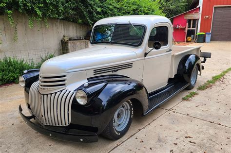 Sold 1946 Chevrolet Pickup Street Rod With 350 Power Hemmings