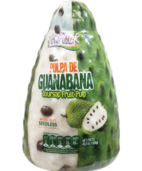 Amazon Soursop Fruit Pulp Guanabana Pulpa De Guanabana 1pack 40 5