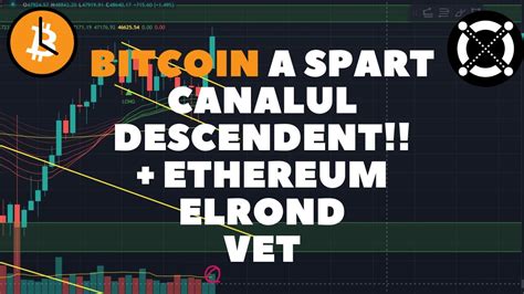 Bitcoin A Spart Canalul Descendent Ethereum Elrond Si Vet YouTube