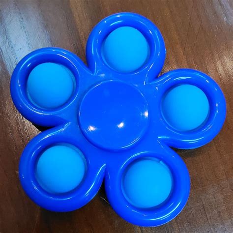 Spinner 5 Sides Stress Relief Toys Simple Dimple Fidget Toy Pop It ...