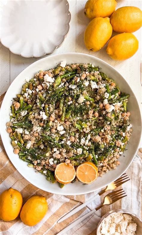 Asparagus And Chickpea Quinoa Salad A Sutherland Belle