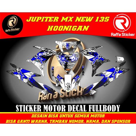 Jual Stiker Jupiter Mx New Decal Jupiter Mx 135 Decal Jupiter Mx New