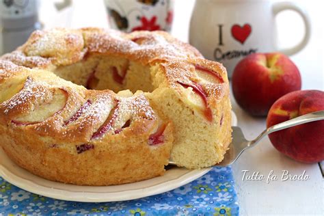 CIAMBELLA ALLE PESCHE MORBIDA Con Cannella Tutto Fa Brodo In Cucina