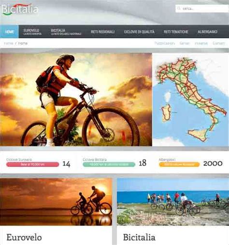 Cicloturismo Nasce La Prima Mappa Delle Ciclovie D Italia Con Tutti Gli