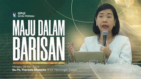 Ibadah Raya Minggu Gpdi Sion Permai Ibu Ps Theresia Siswanto