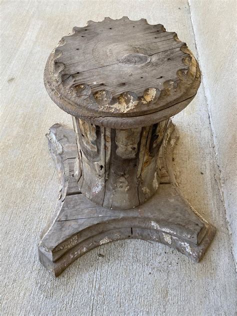 Antique Architectural Wood Pedestal Plinth 2 Available For Sale At 1stdibs