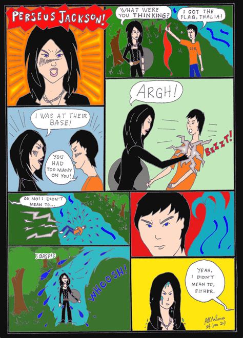 Percy Vs Thalia Comic By Jeanleyva On Deviantart