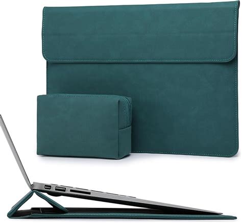 Hyzuo 13 Inch Laptop Sleeve Case With Stand For 2024 2018 Macbook Air