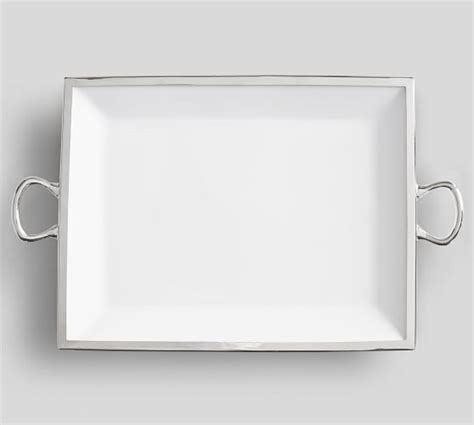 Georgia Rectangular Tray With Handles Pottery Barn